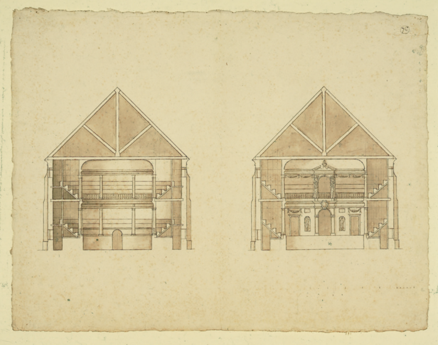 John Webb Playhouse Architectural drawings for an indoor playhouse